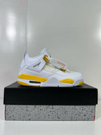 Jordan Air Jordan 4 Retro White Yellow Sneakers AQ9129-102