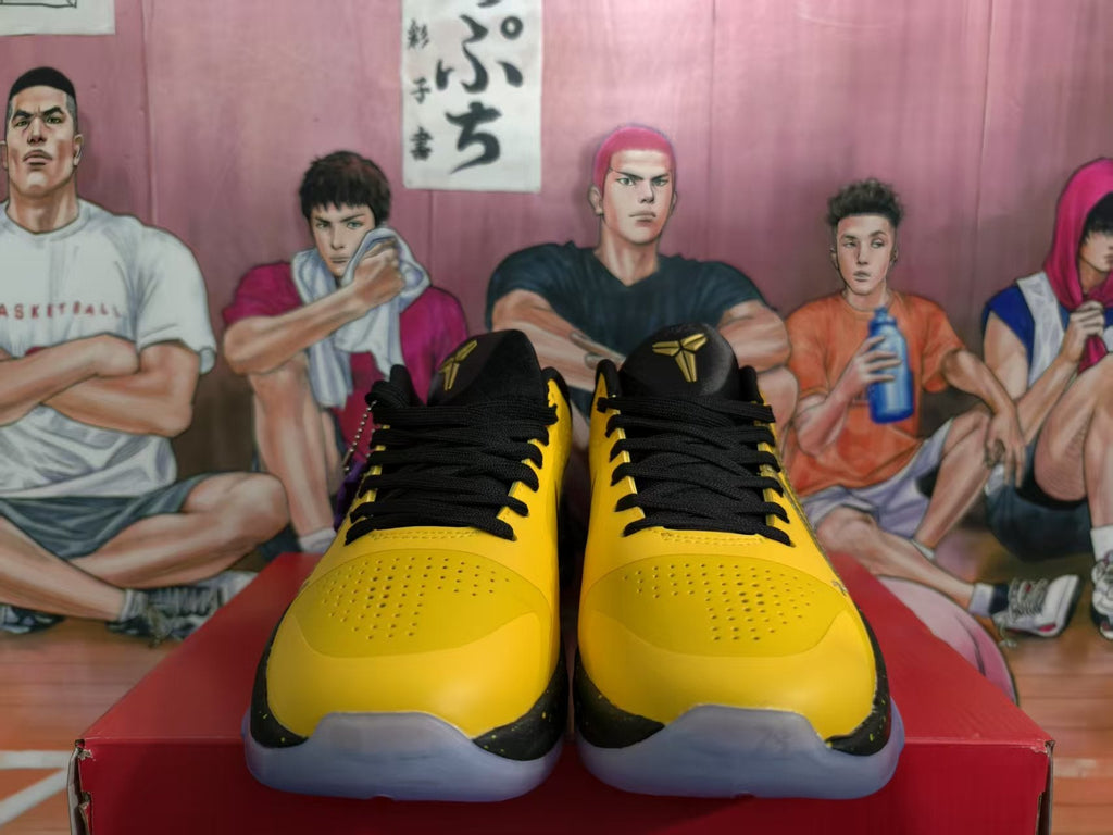 Nike Golden Snake Basketball Sneakers Yellow Black