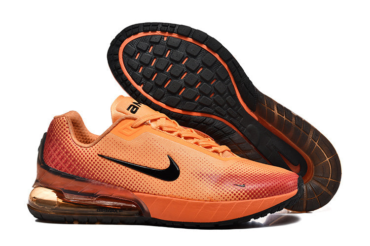 Nike Air Max Orange Running-Style Sneakers