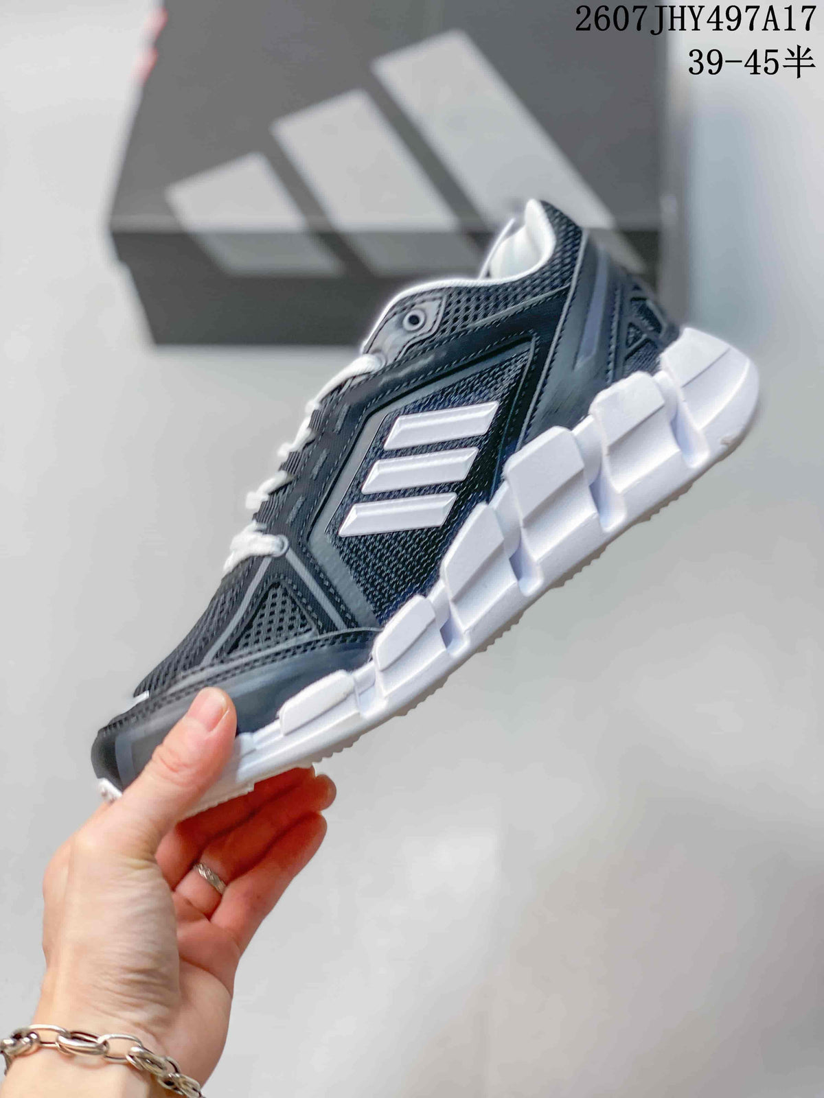 Adidas Climacool Ventage Low-Top Road Running Shoes Black White