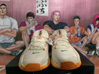 Nike Low-Top Sneakers Cream Green Orange