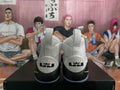 Nike Basketball Sneakers Black White Gold