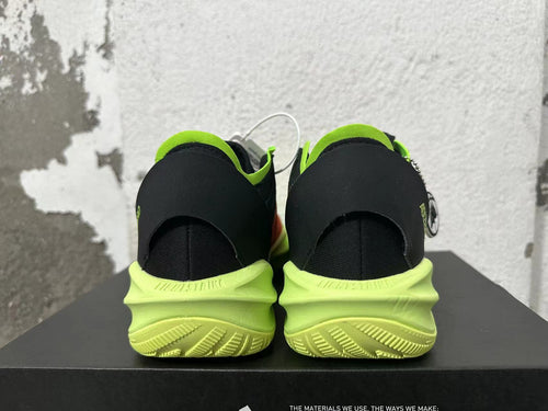 adidas Adizero Basketball Shoes Black Orange Lime