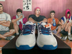 Nike Blue and White Basketball Sneakers