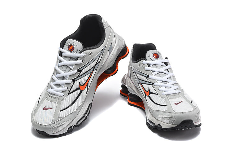 Nike Shox Ride 2 Sneakers in Grey, White and Orange