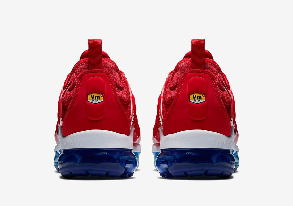 Nike Air VaporMax Plus Red Blue White Sneakers