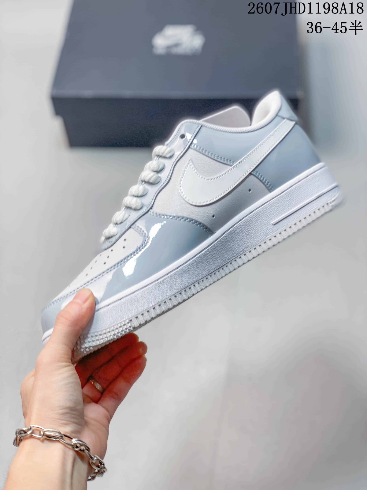 Nike Air Force 1 ’07 Low Gray White Sneakers 2607JHD1198A18