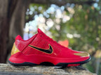 Nike Kobe 5 Basketball Shoes in Red and Gold