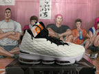 Nike White Black High-Top Basketball Sneakers