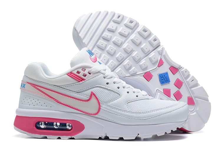 Nike Air Max BW Sneakers in White and Pink