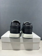 Off-White Out Of Office Low-Top Sneakers Black White OMAI89C99