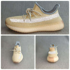 Yeezy 350 V2 Reflective Beige Sneakers