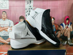 Jordan High-Top Sneakers White Black Gum Sole