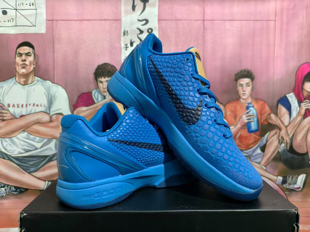 Nike Kobe 6 Protro Basketball Shoes Blue Cookie Monster PE