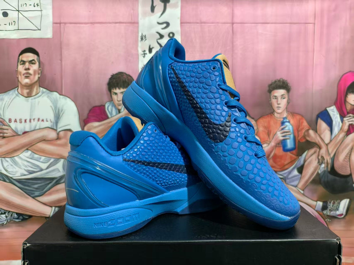 Nike Kobe 6 Protro Basketball Shoes Blue Cookie Monster PE