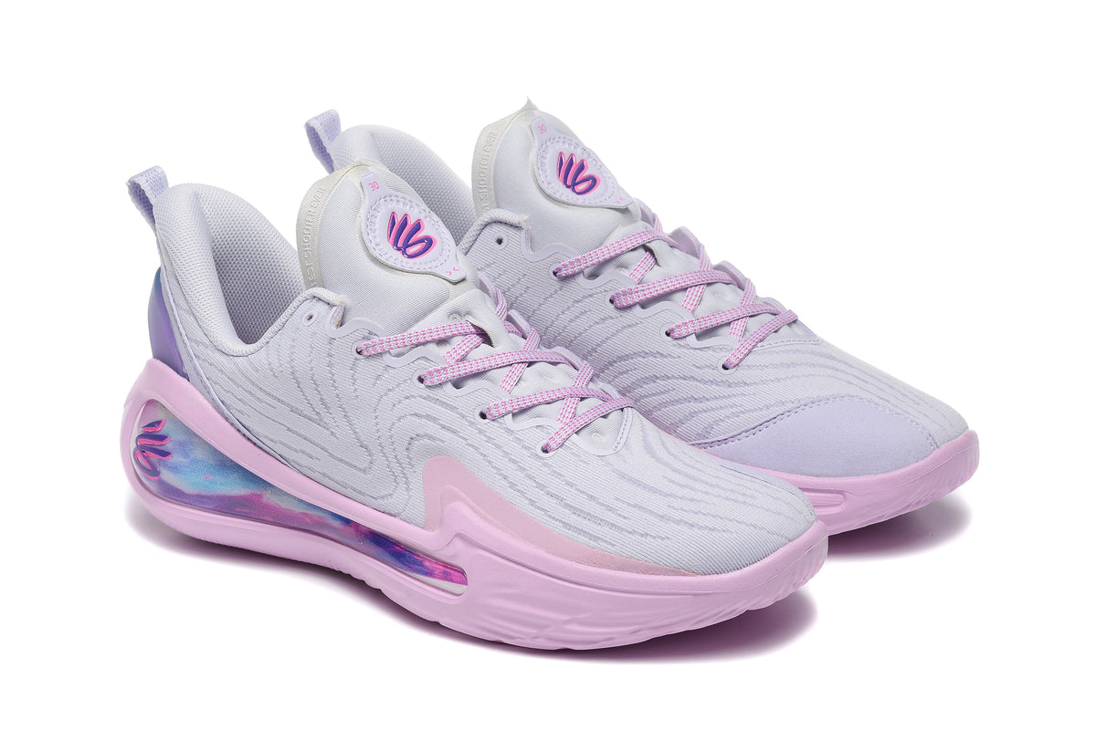 Nike KD 17 Basketball Shoes, Grey and Pink, Style 3027631-502