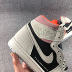 Jordan Air Jordan 1 High OG Gray Black Pink Sneakers 555088-018