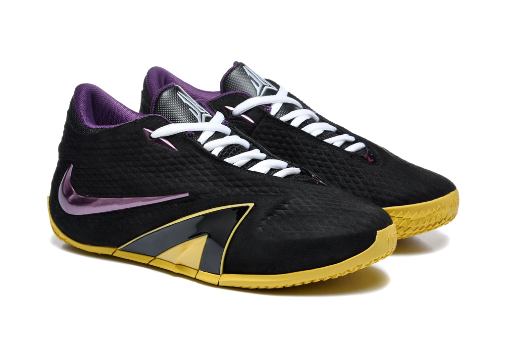 Nike Kobe 8 Basketball Shoes Black Gold Purple