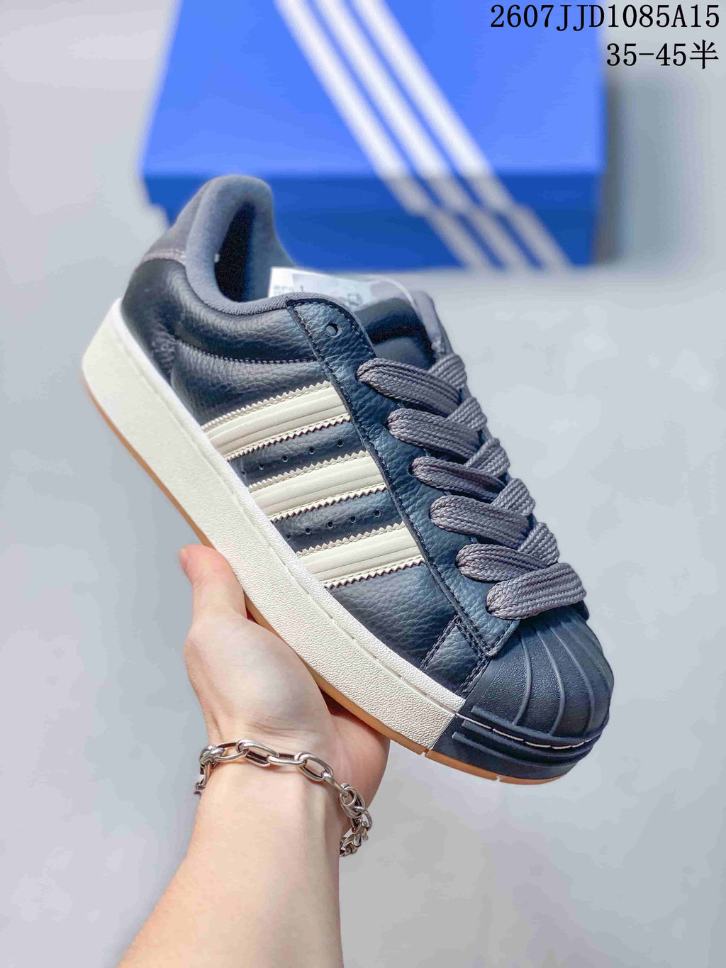 adidas Originals Superstar XLG Shell-Toe Low-Top Sneakers