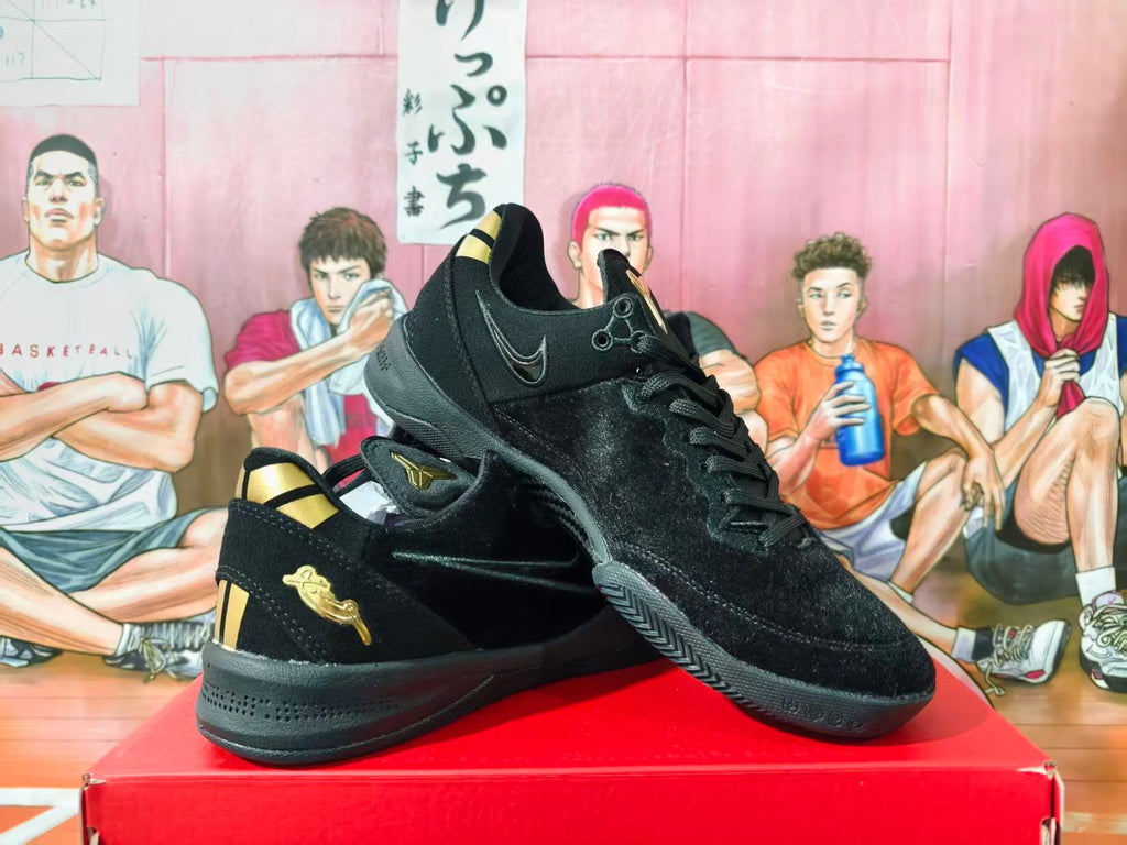 Nike Kobe Black and Gold Basketball Sneakers