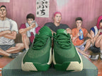 Nike Cushion 3.0 Green and Cream Basketball Sneakers