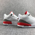 Jordan Air Jordan 3 Retro White Red Sneakers