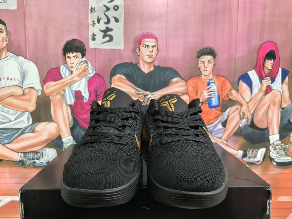 Nike Kobe Basketball Sneakers Black Gold