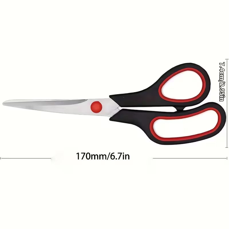 3pcs Sharp Stainless Steel Scissors Multipurpose Comfort Grip
