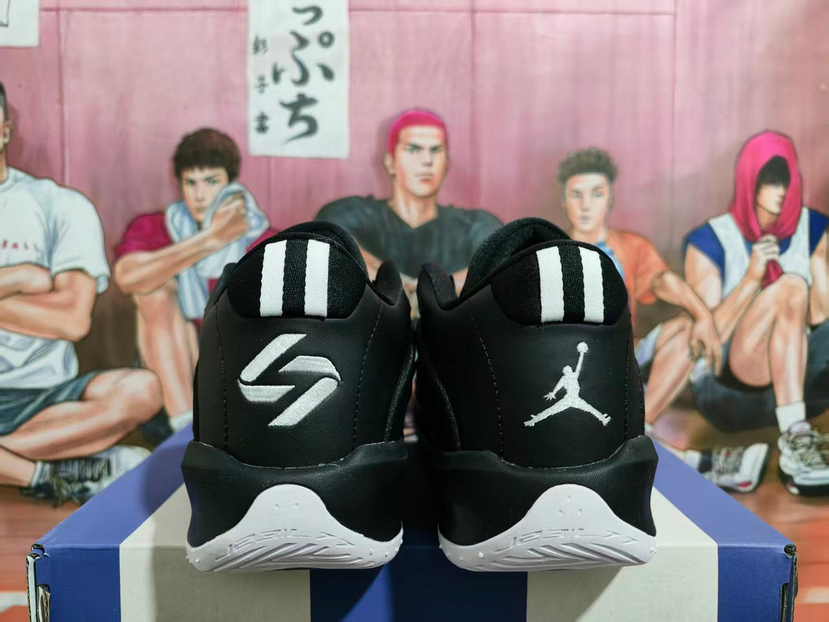 Jordan Luka 1 Black White Red Basketball Shoes