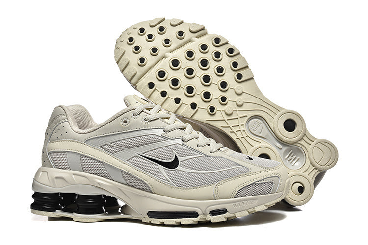 Nike Shox Ride 2 Sneakers in Cream and Grey