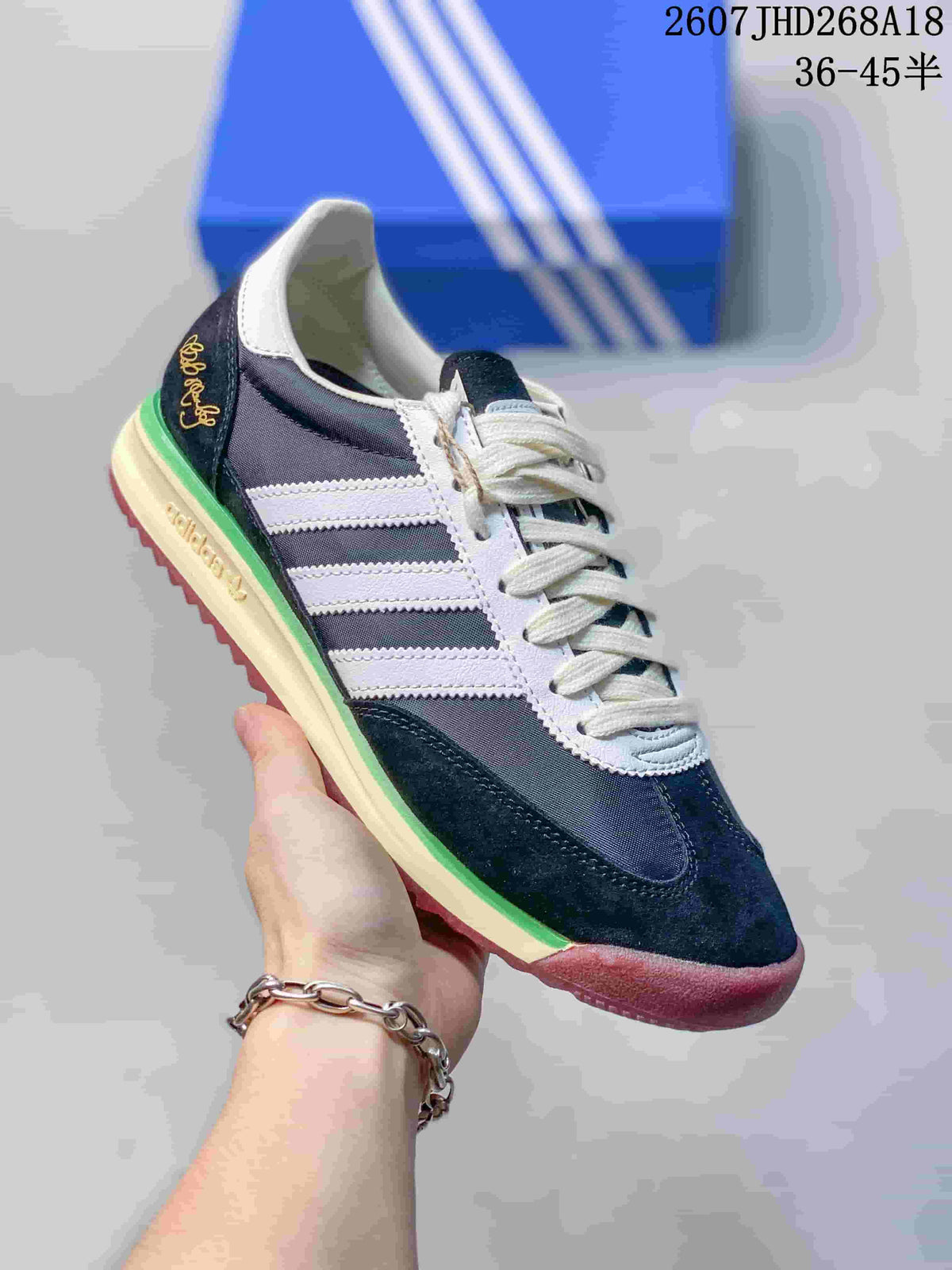 adidas Bob Marley SL 72 Low-Top Sneakers Navy White