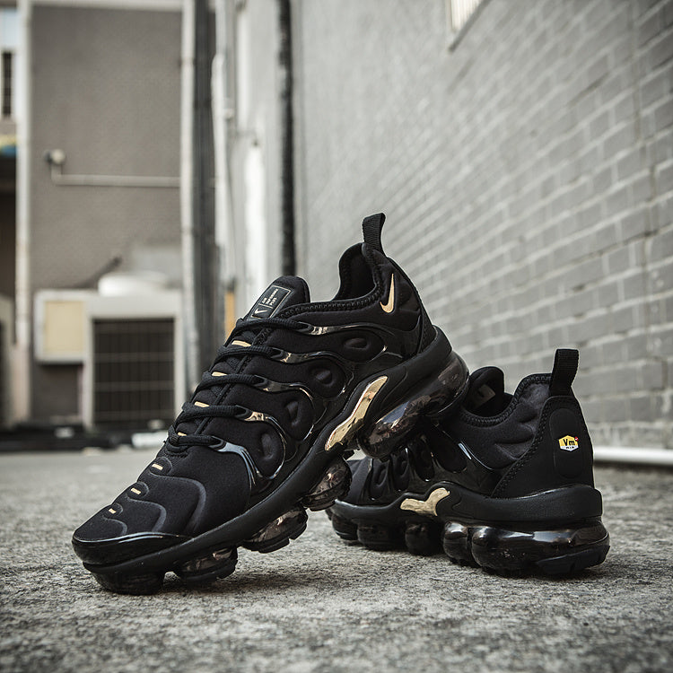 Nike Air Max Plus TN-11 Black and Gold Sneakers
