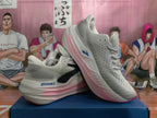 Brooks White and Pink Running Shoes
