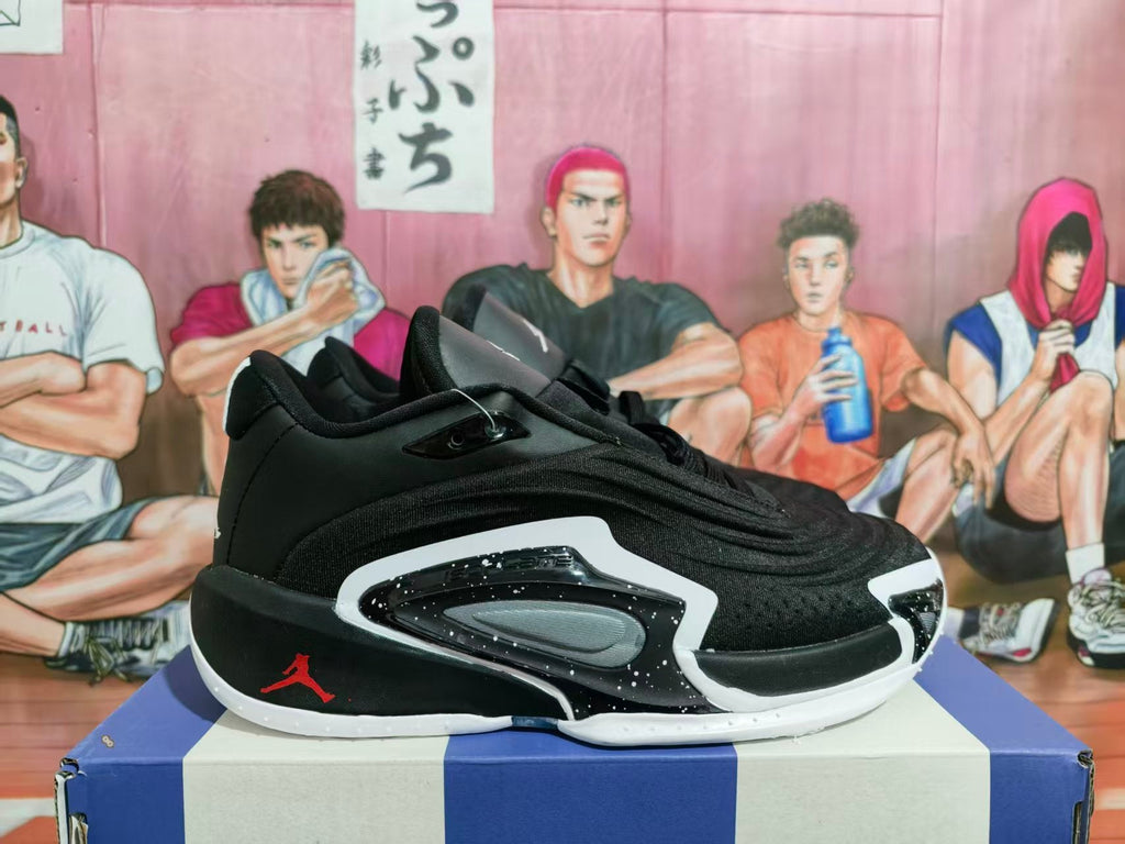 Jordan Luka 1 Black White Red Basketball Shoes