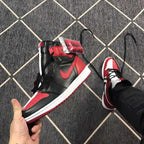 Air Jordan 1 High-Top Sneakers Black Red White