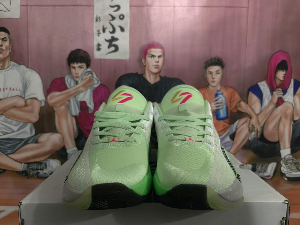 Jordan Mint Green Basketball Sneakers