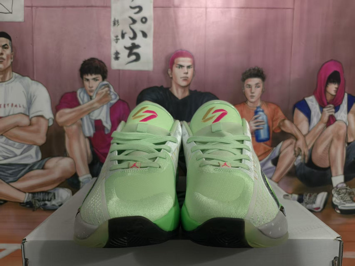 Jordan Mint Green Basketball Sneakers
