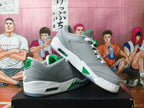 Jordan Low-Top Sneakers Gray Green