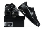 Nike Air Max 90 Black and Silver Sneakers