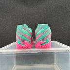 Nike Blue and Pink Basketball Sneakers