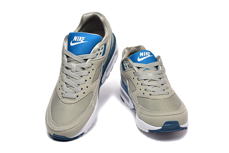 Nike Air Max Gray and Blue Sneakers