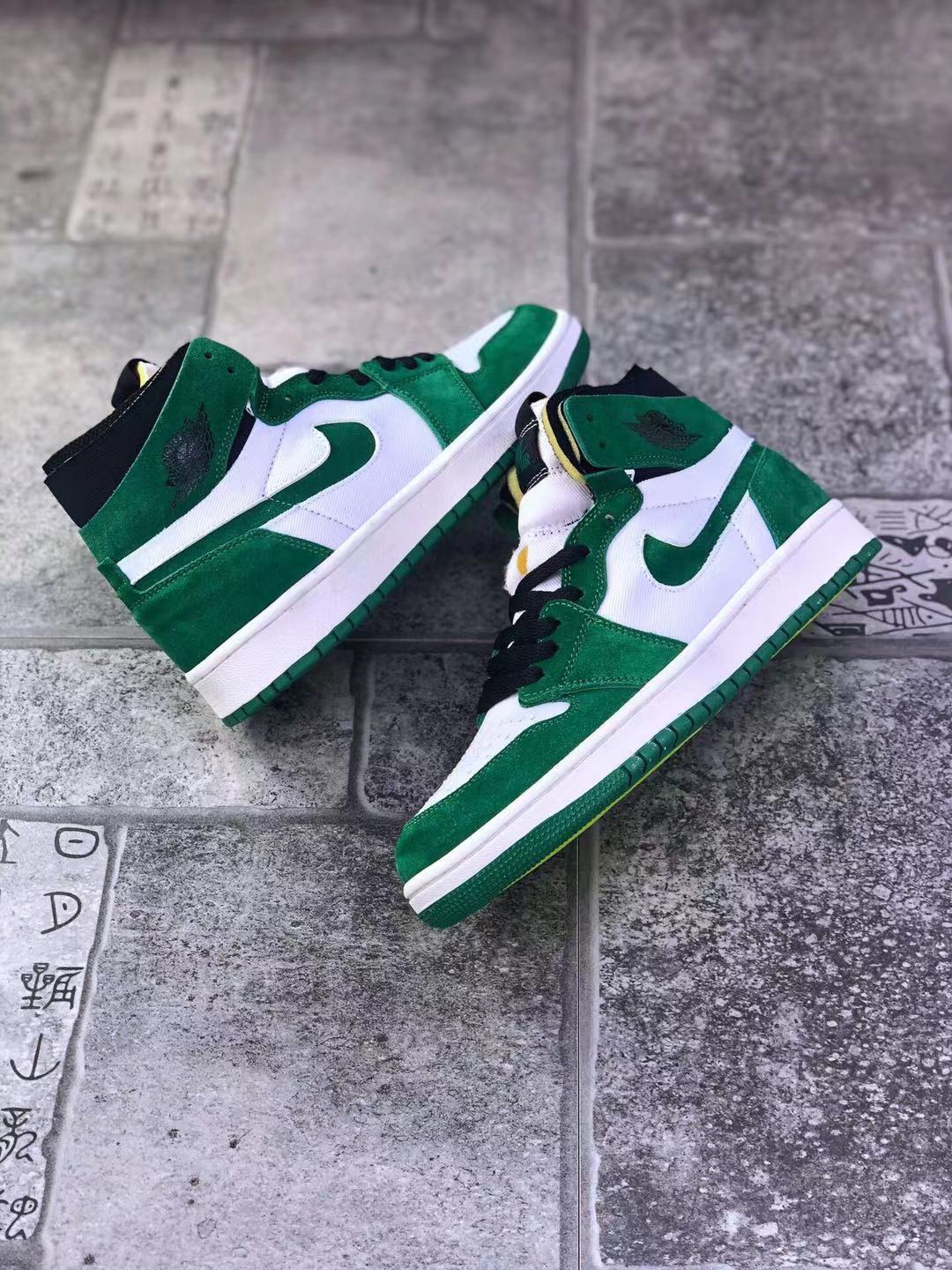 Jordan Air Jordan 1 Zoom CMFT Green White Sneakers CT0978-300