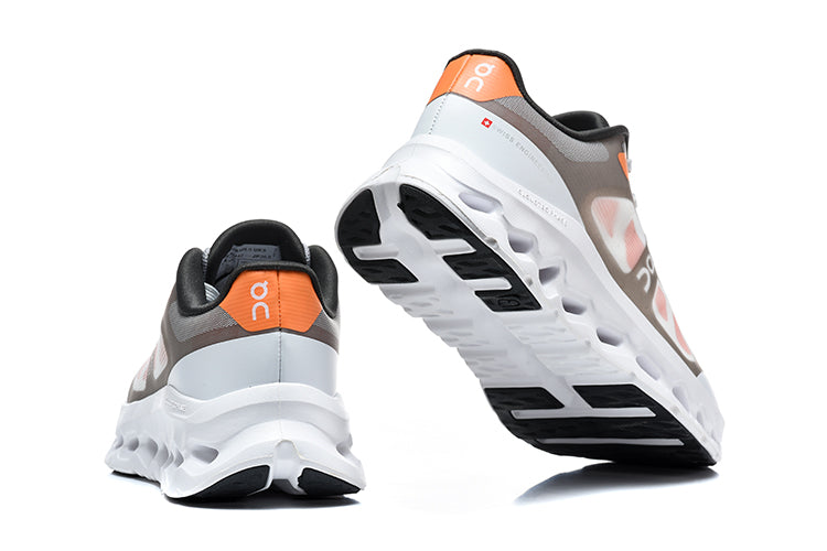 On Cloudswift Remix Running Shoes in Gray and Orange