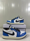 Jordan Air Jordan 1 Low FV8439-104 Blue White Black Sneakers