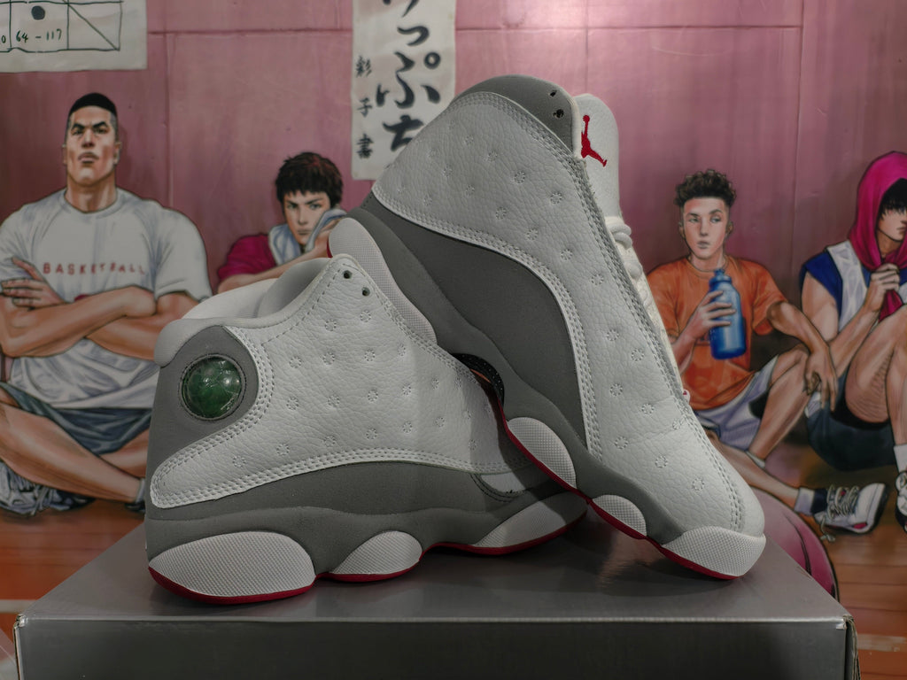 Jordan Basketball Sneakers White and Gray