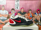 Nike Basketball Shoes in Black, White, Red and Blue