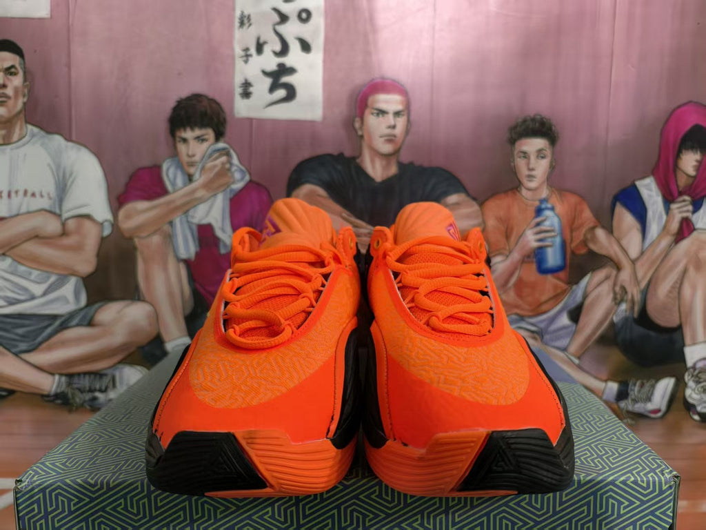 Nike Cushion 3.0 Basketball Sneakers Orange and Black