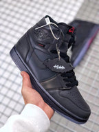 Jordan 1 High Zoom R2T Chameleon Black Sneakers