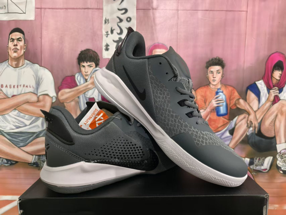 Dark Gray Black Basketball Sneakers