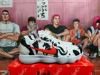 Nike Zebra Print Sneakers White Black Red